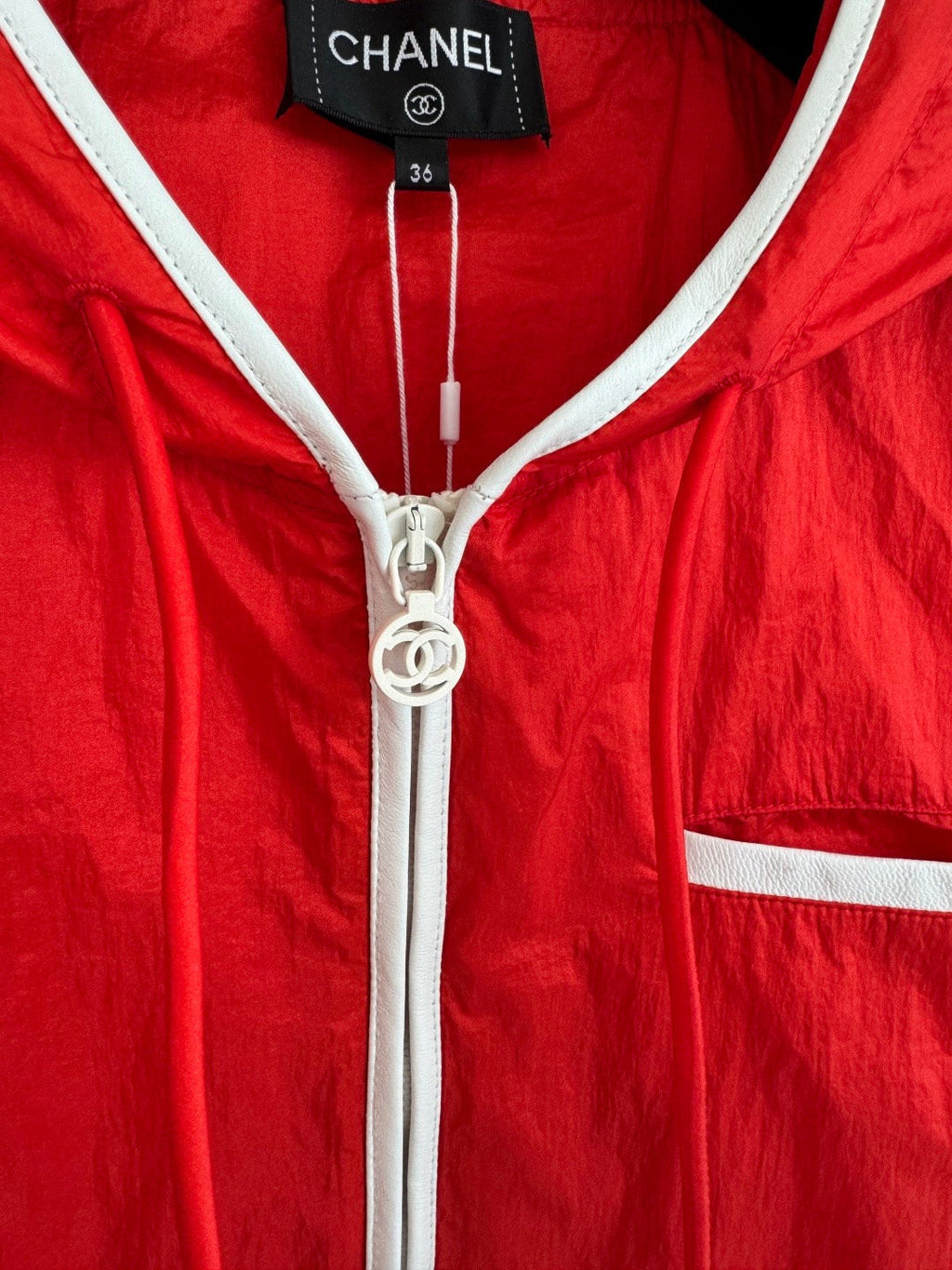 Red Hooded Vest