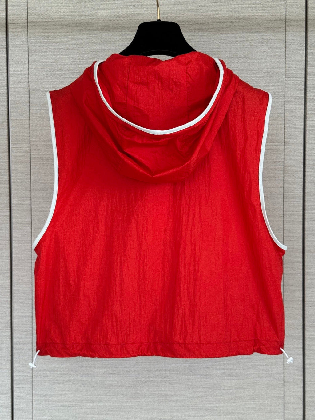 Red Hooded Vest