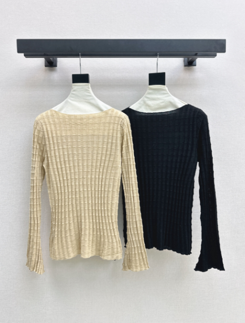 Brunello Cucinelli/26New Early-Autumn Slim-Fit Crew-Neck Knit Top