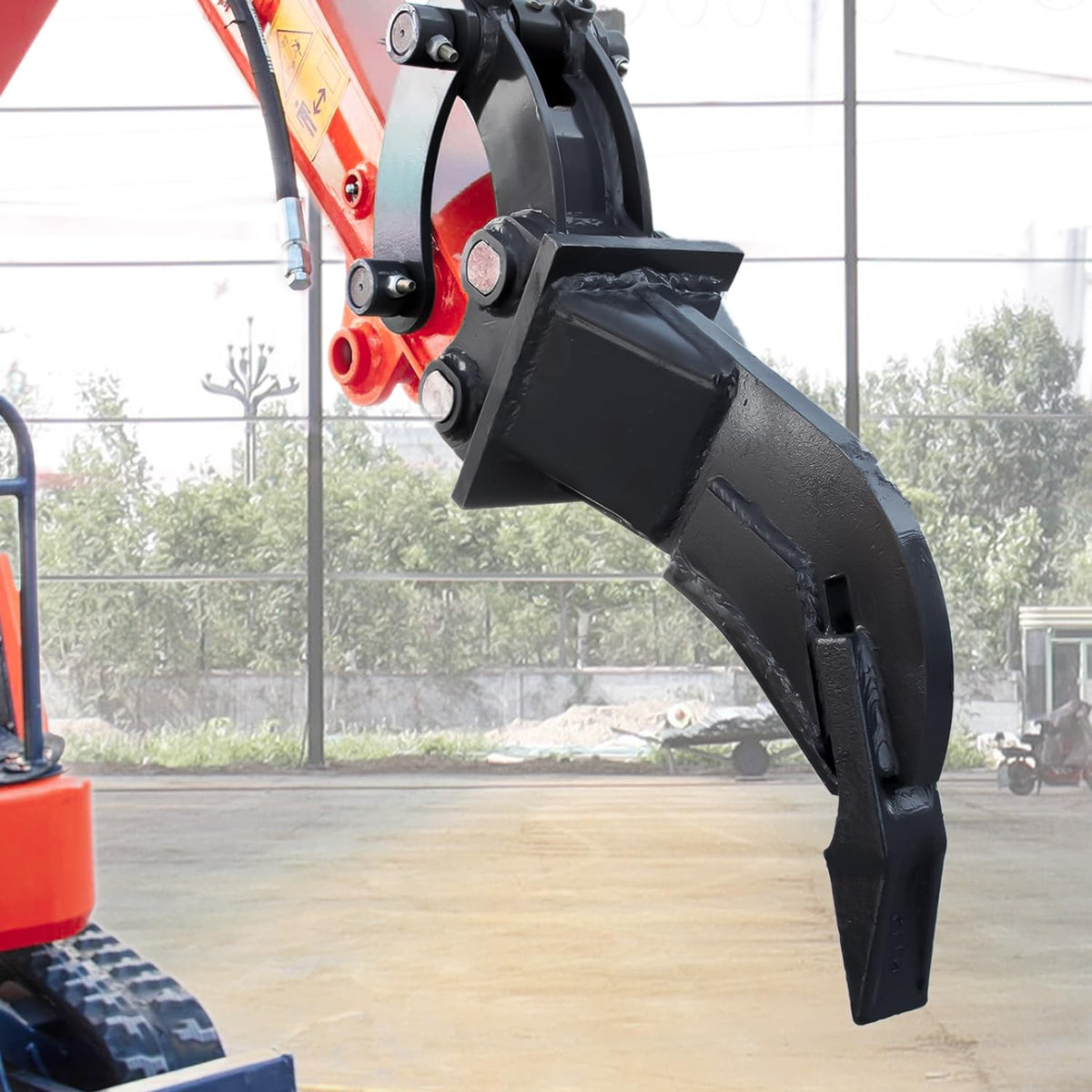 MMS Mini Excavator Ripper, Single Hook Backhoe