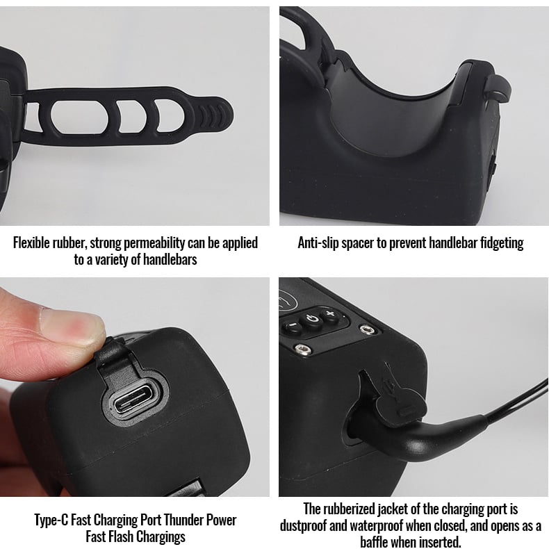 Ostavia™Bike Electronic Horn with Large Range Floodlight