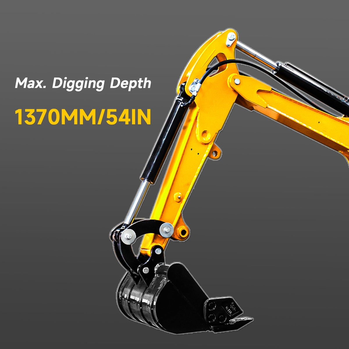 MS10C 13.5 HP,1 tons Mini Compact Excavator, Gasoline,  With Thumb Clip