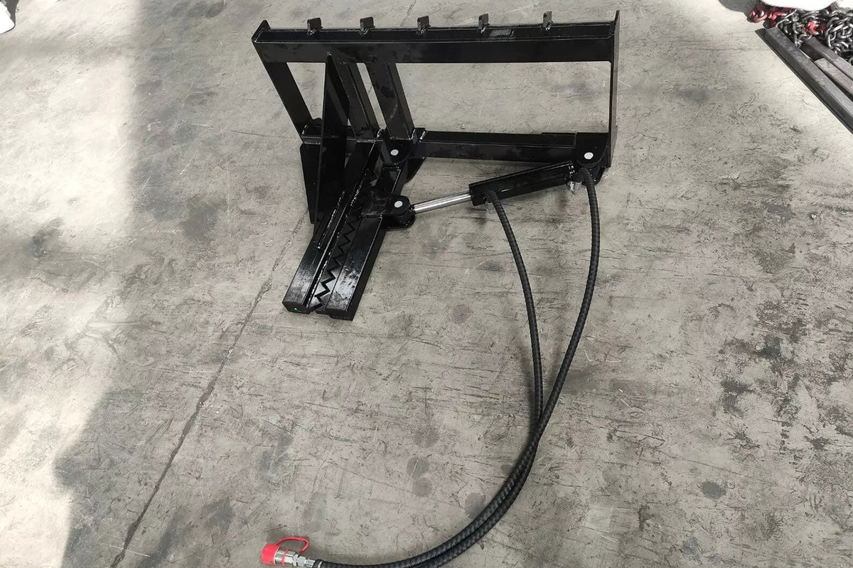 MMS Skid Steer Tree Puller Attachment, 24.41" Post Puller