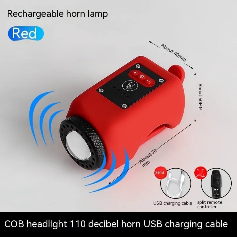 Ostavia™Bike Electronic Horn with Large Range Floodlight