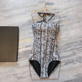 Push-up one-piece swimsuit