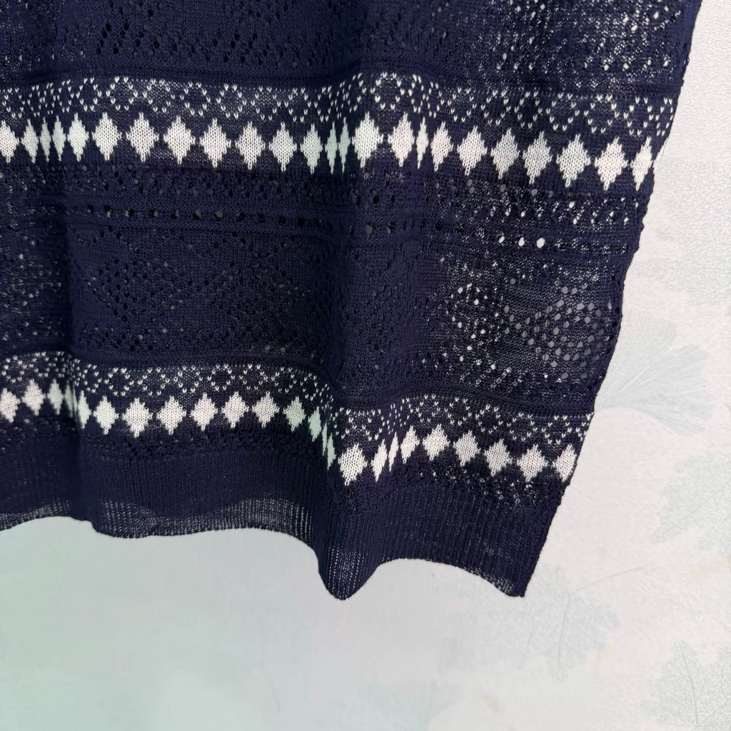 Chanel/26SS New Striped Knit Vest