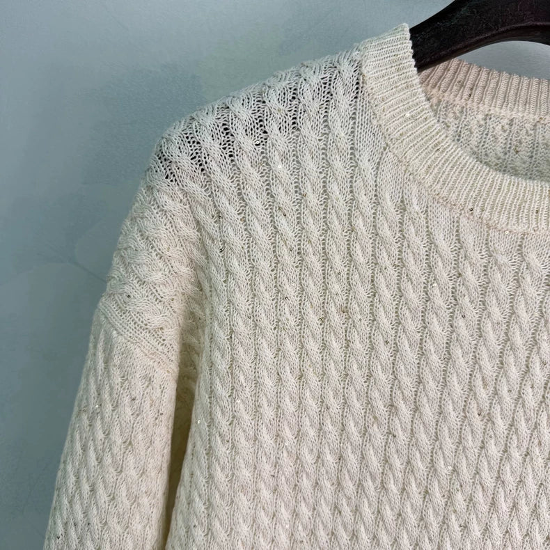 26 Early Autumn New Twisted Knit Sweater