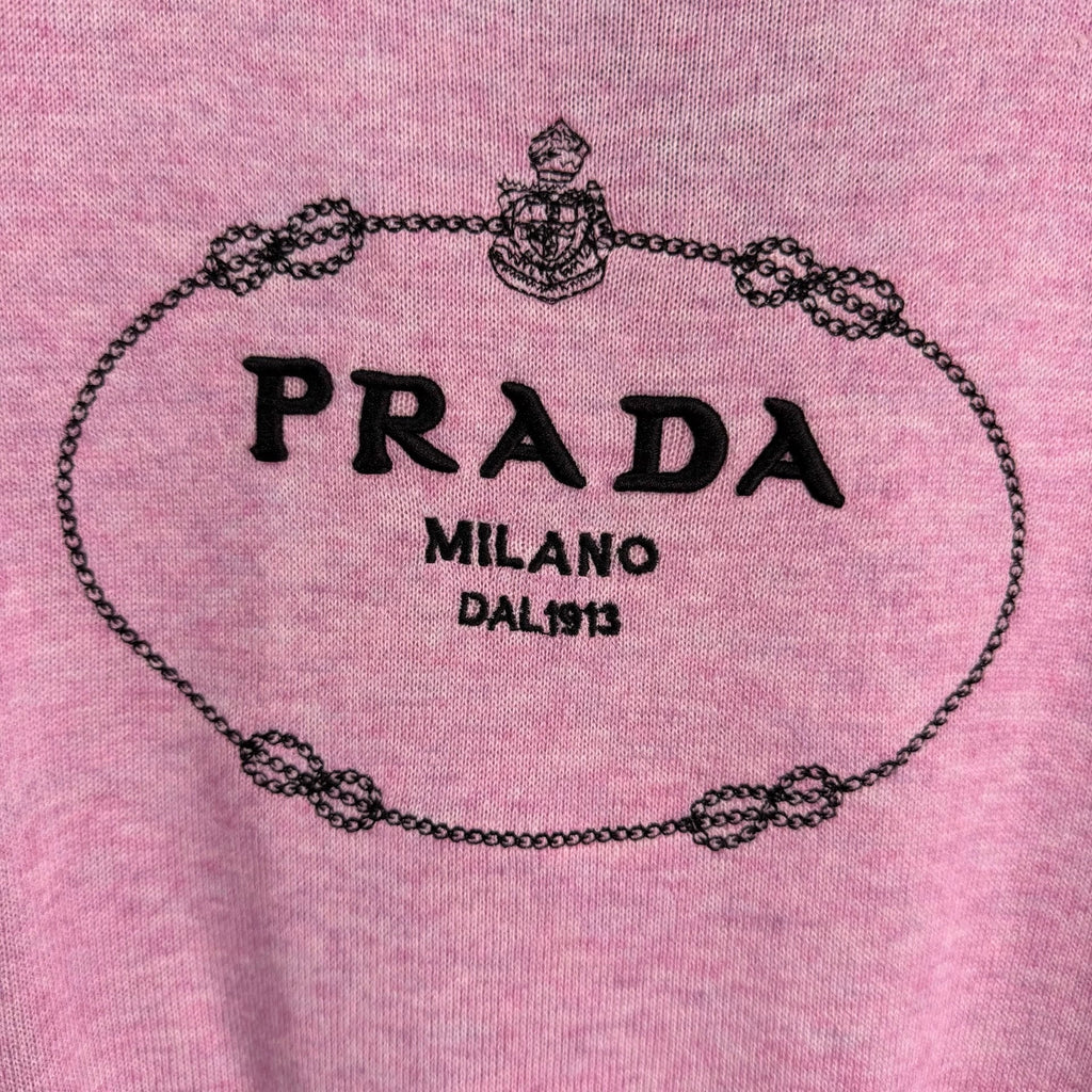 Prada/26 Early Autumn New Logo Knit Short Sleeve