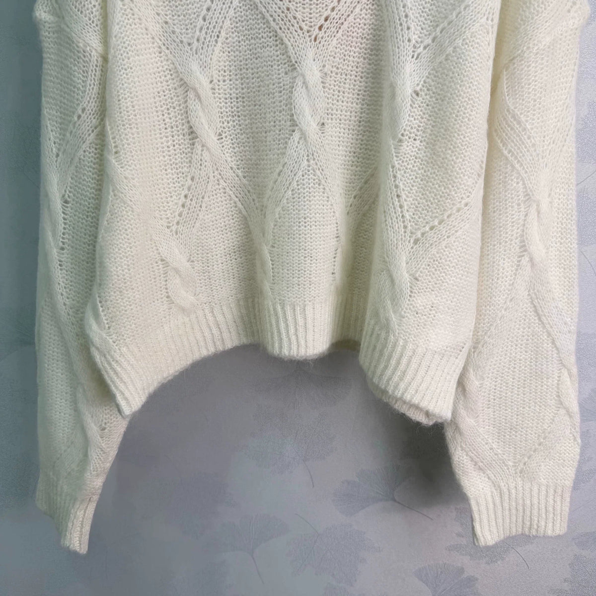 MiuMiu/26 Early Autumn New Patchwork Knit Sweater