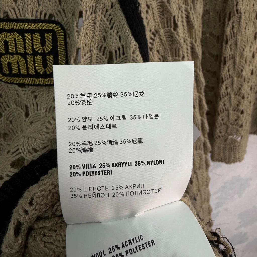 MiuMiu/26Cut-Out Knit Set