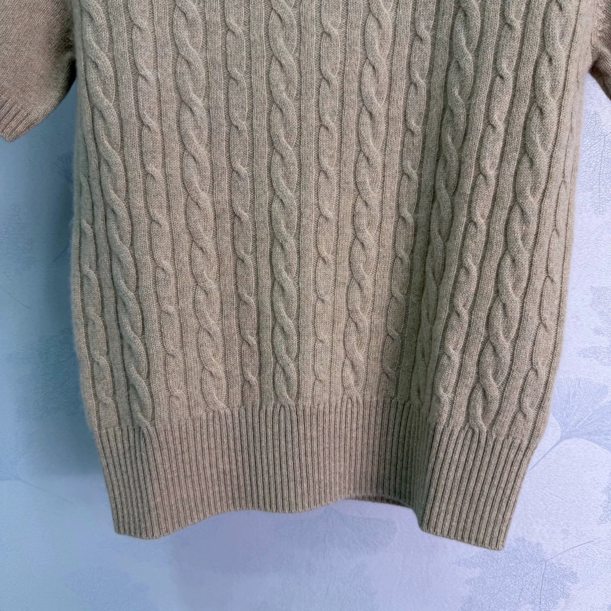 LORO PIANA / 26 Early Autumn New Twist Pattern Short Sleeve