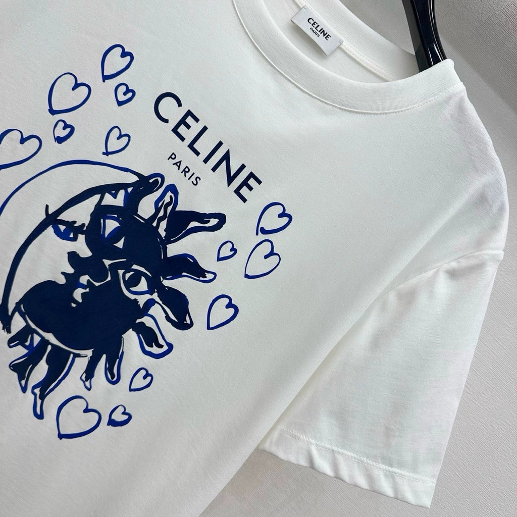 Celine/26ss New Short Sleeve