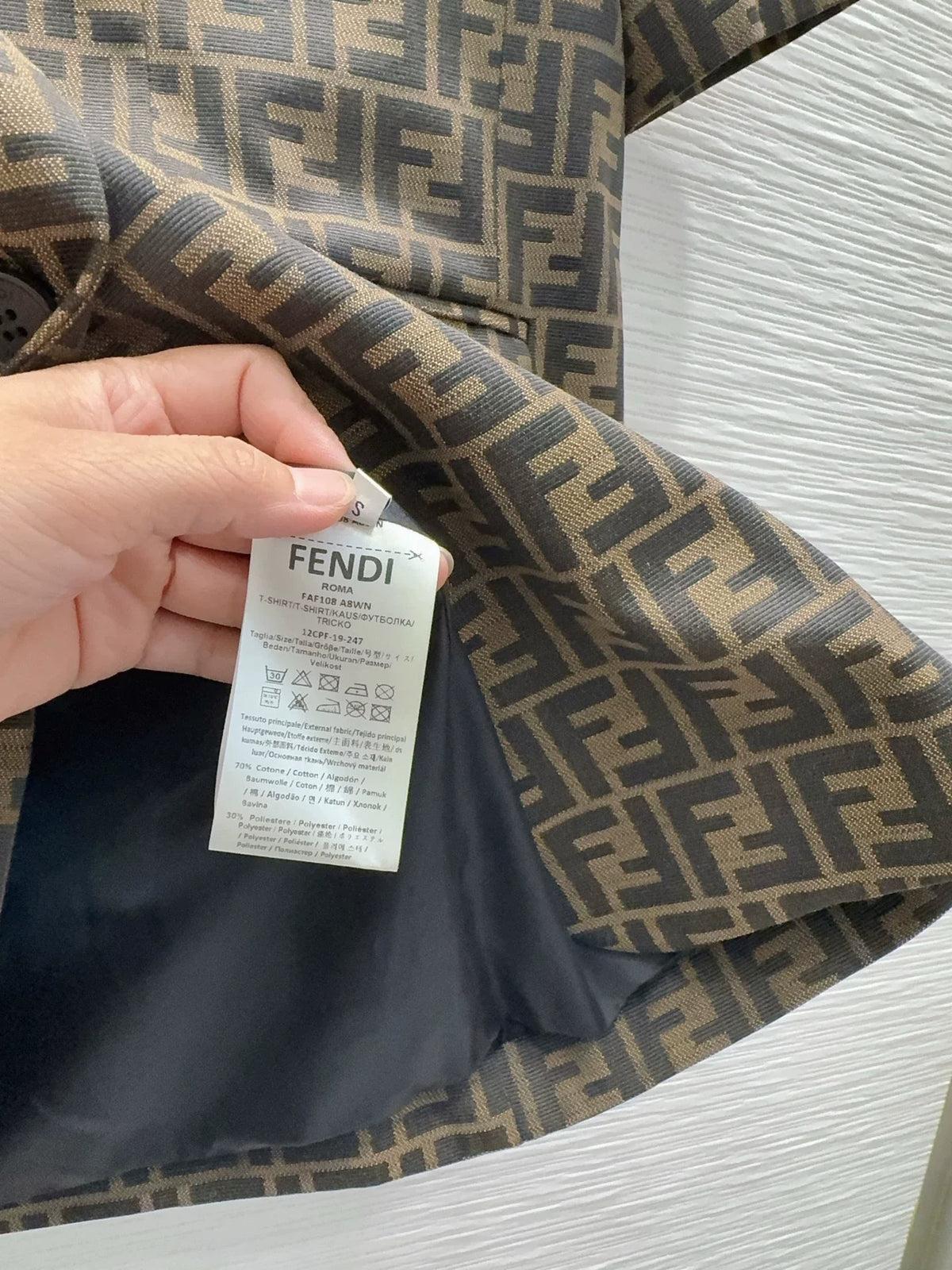 Fendi/26SS New Short-Sleeve Blazer