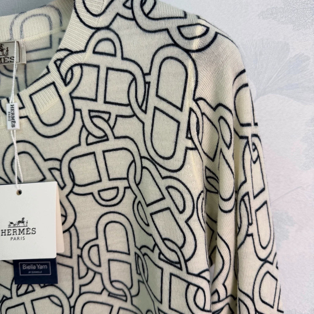 Hermès/26 Early Autumn New Knit Long Sleeve