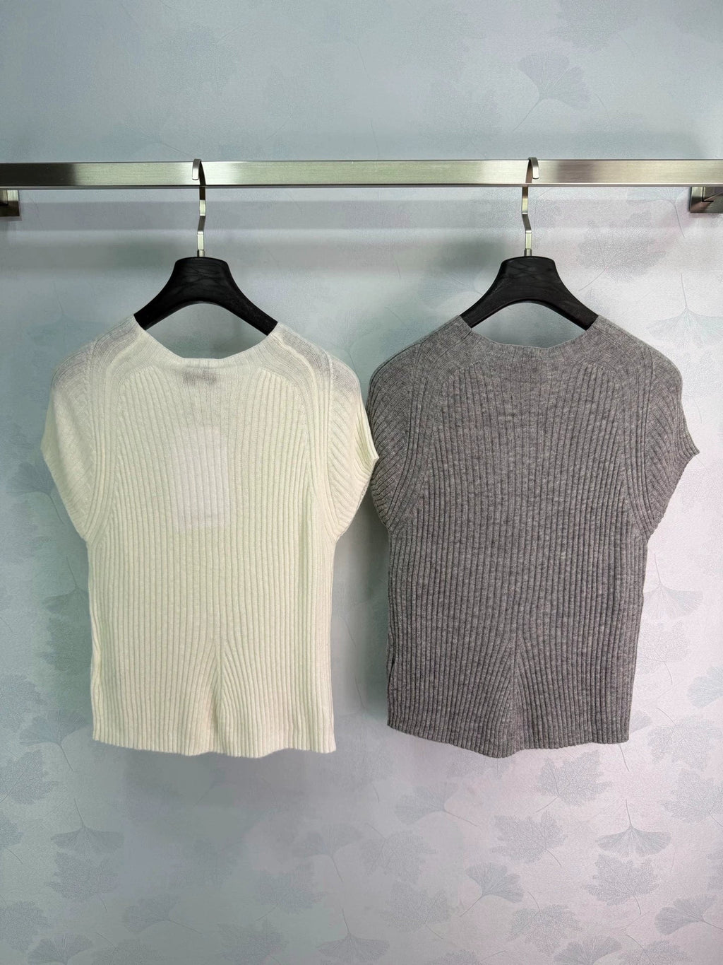 Chanel / 26 ssNew Knitted Short-Sleeve Top