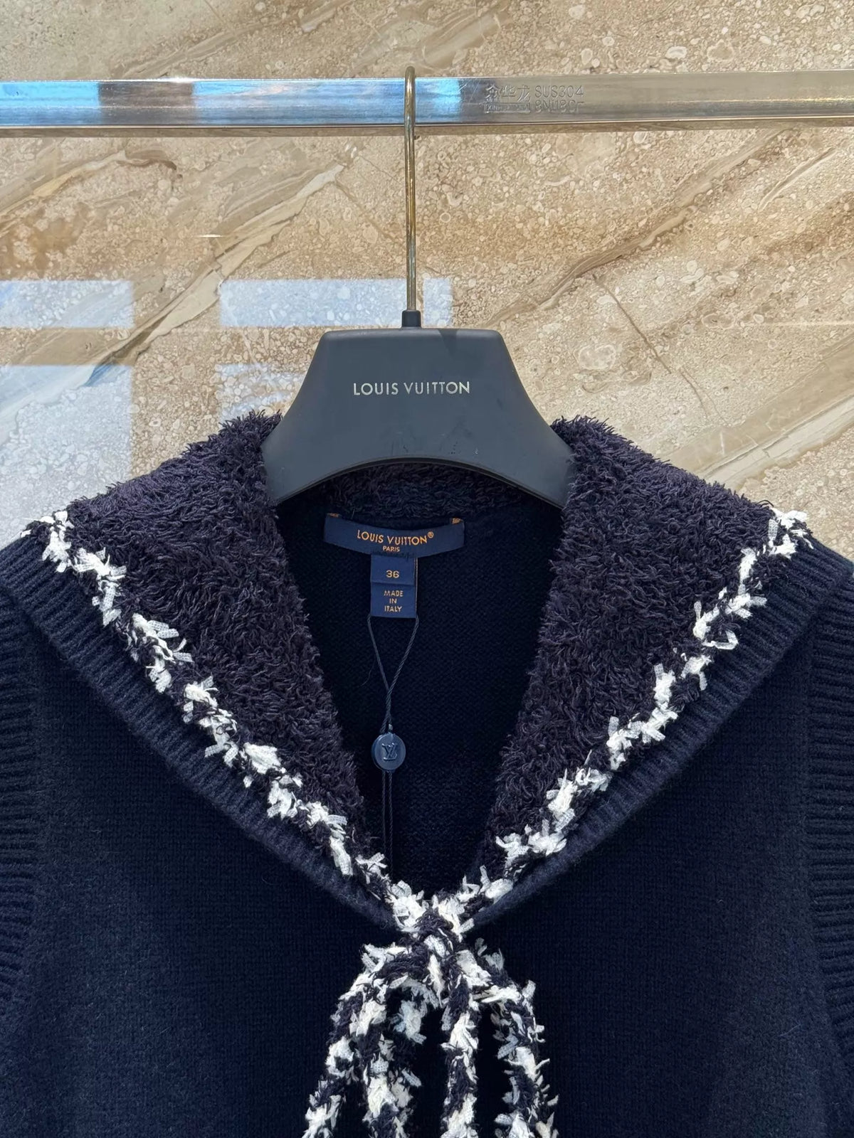 26Nautical-Inspired Knit Dress