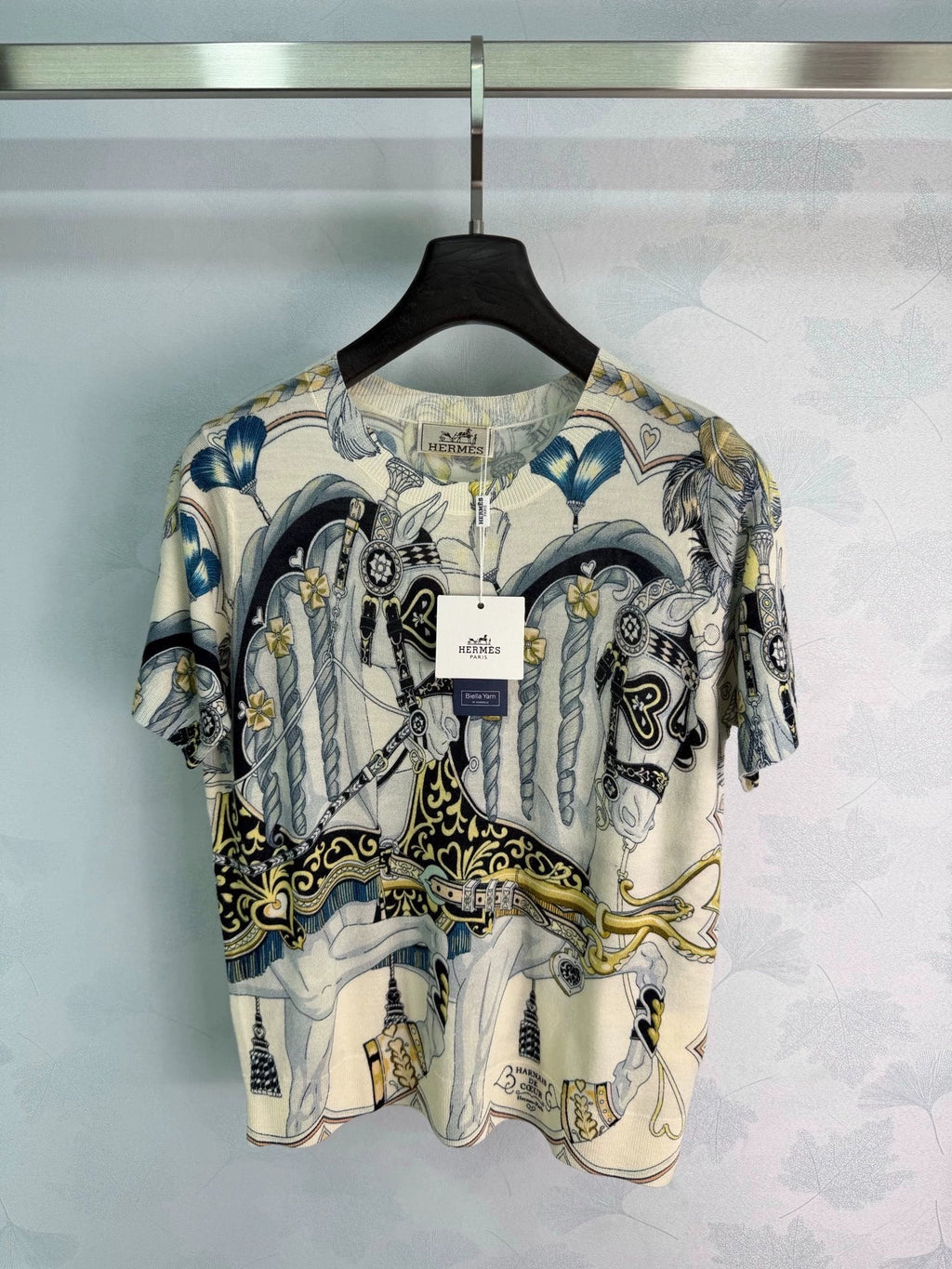 Hermès/26 Early Autumn New Round Neck Short Sleeve