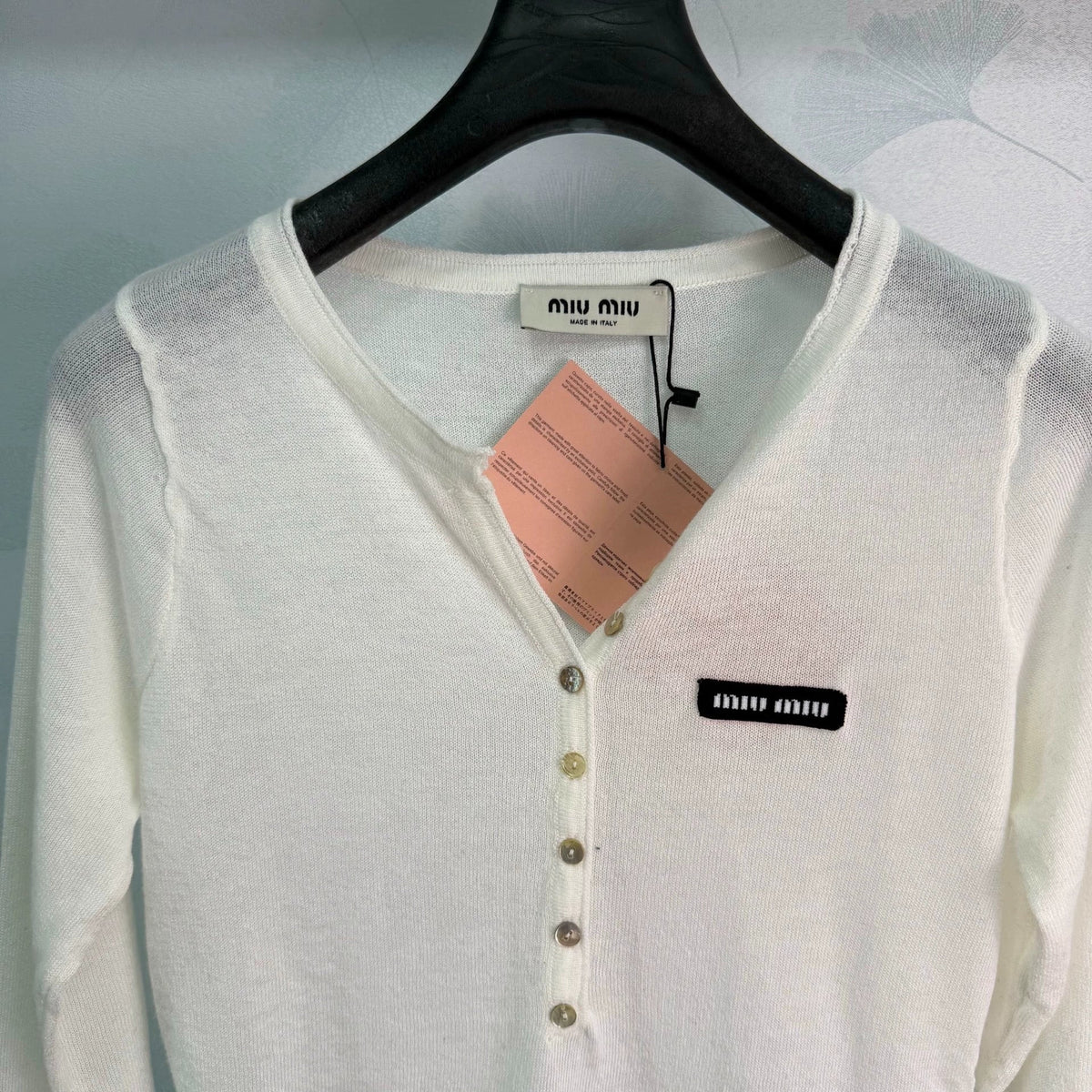 MiuMiu/26 Early Autumn Long-Sleeve Knit Sweater