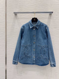 26New Logo Long Sleeve Denim Shirt