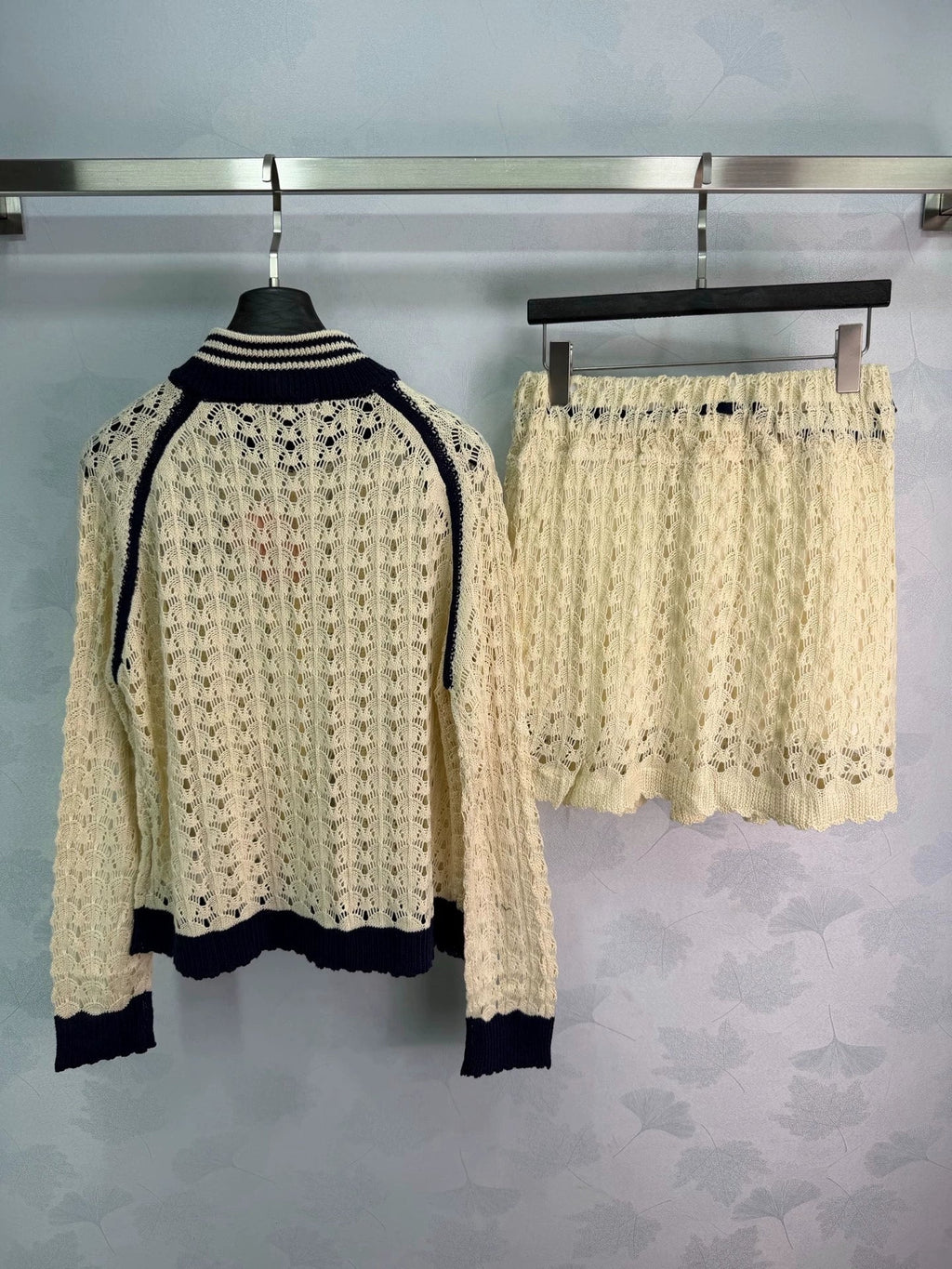 MiuMiu/26 New Hollow-Knit Set