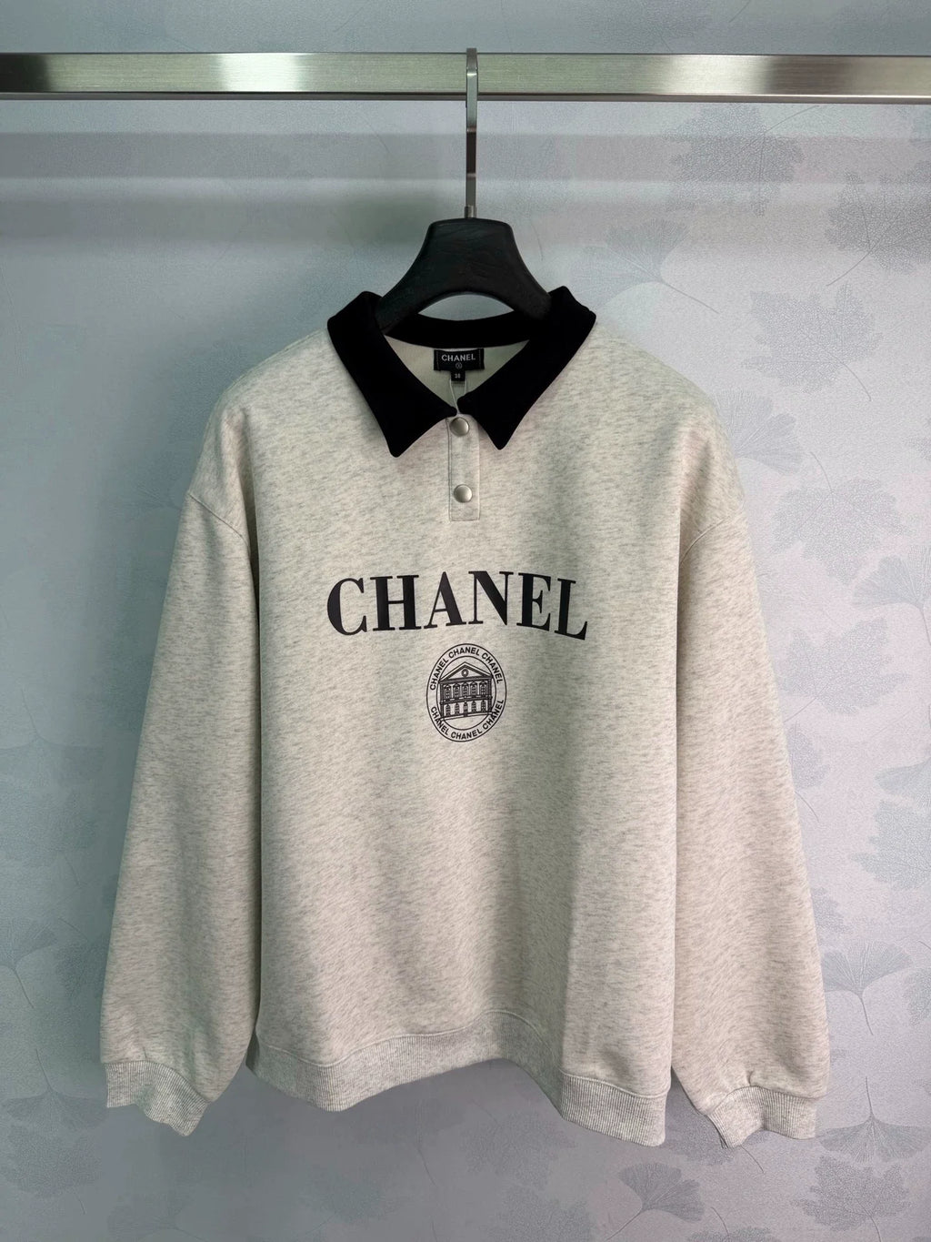 Chanel/26 Early Autumn Polo Collar Loose Sweater