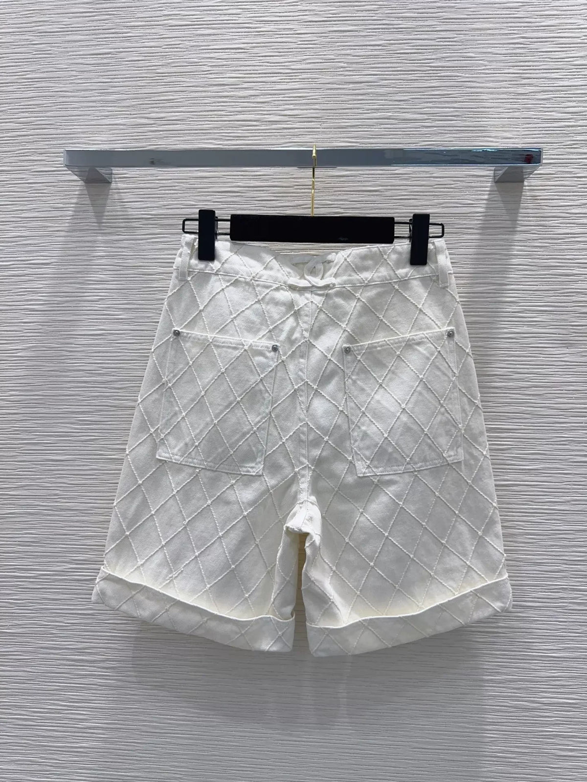 Chanel/26SS New Denim Mid-Length Shorts