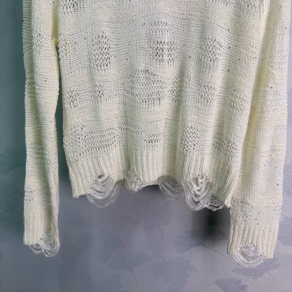 Chanel / 26 Early Autumn New Hollow Knit Sweater