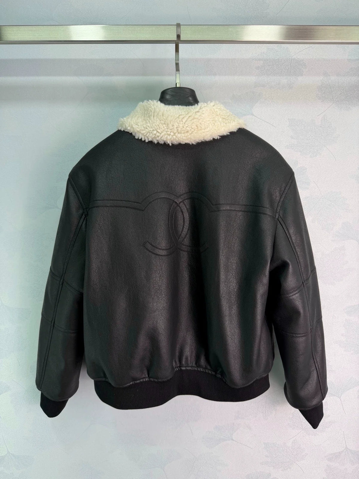 Chanel/26 New Lamb Wool Leather Jacket