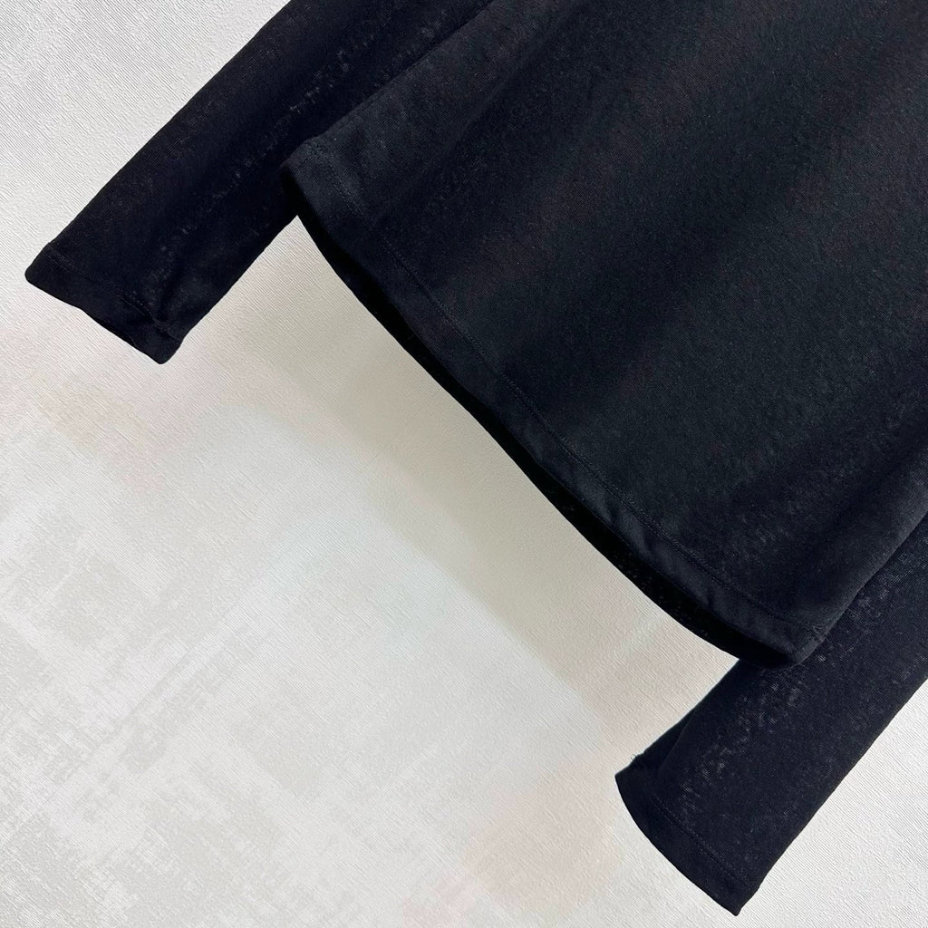 Chanel/26 New Embroidered Lace Collar Long Sleeve