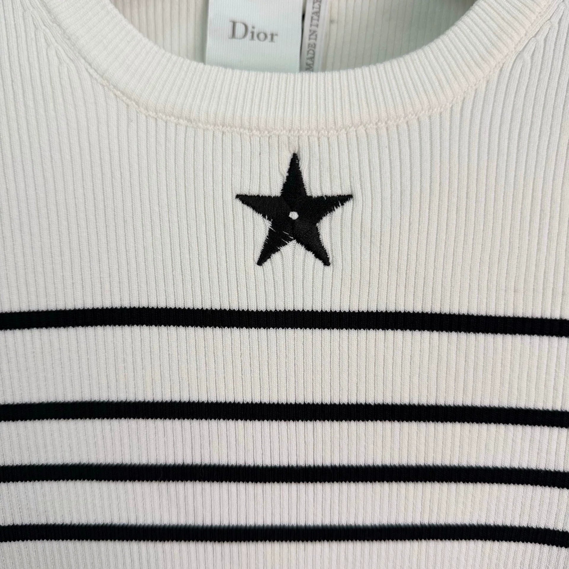 Dior/26 Early Autumn New Striped Wool Sweater