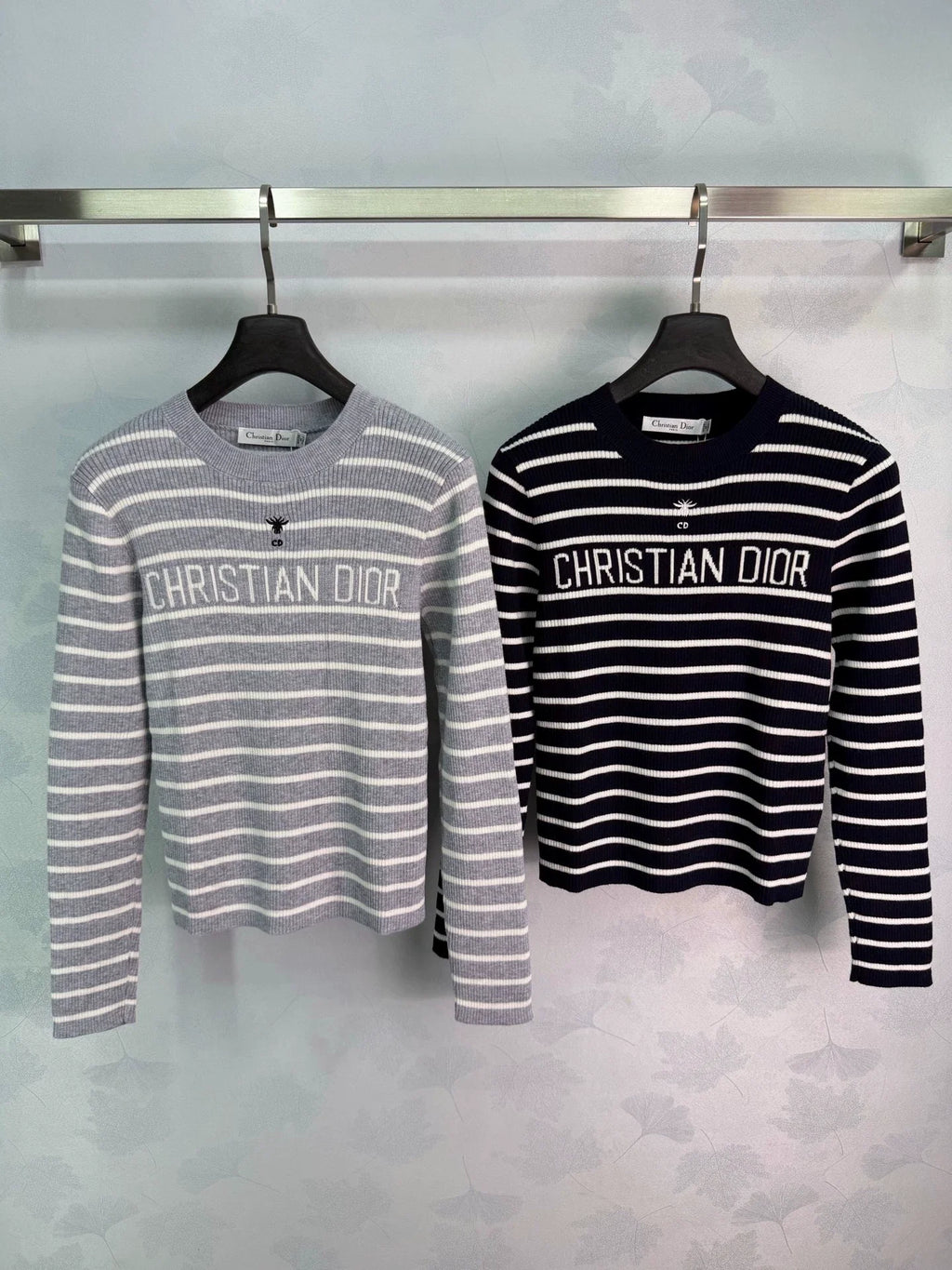 Dior/26 Early Autumn New Striped Knit Long Sleeve