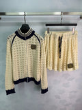 MiuMiu/26 New Hollow-Knit Set