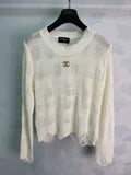 Chanel / 26 Early Autumn New Hollow Knit Sweater