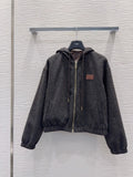 26New Reversible Long-Sleeve Hooded Zip-Up Jacket