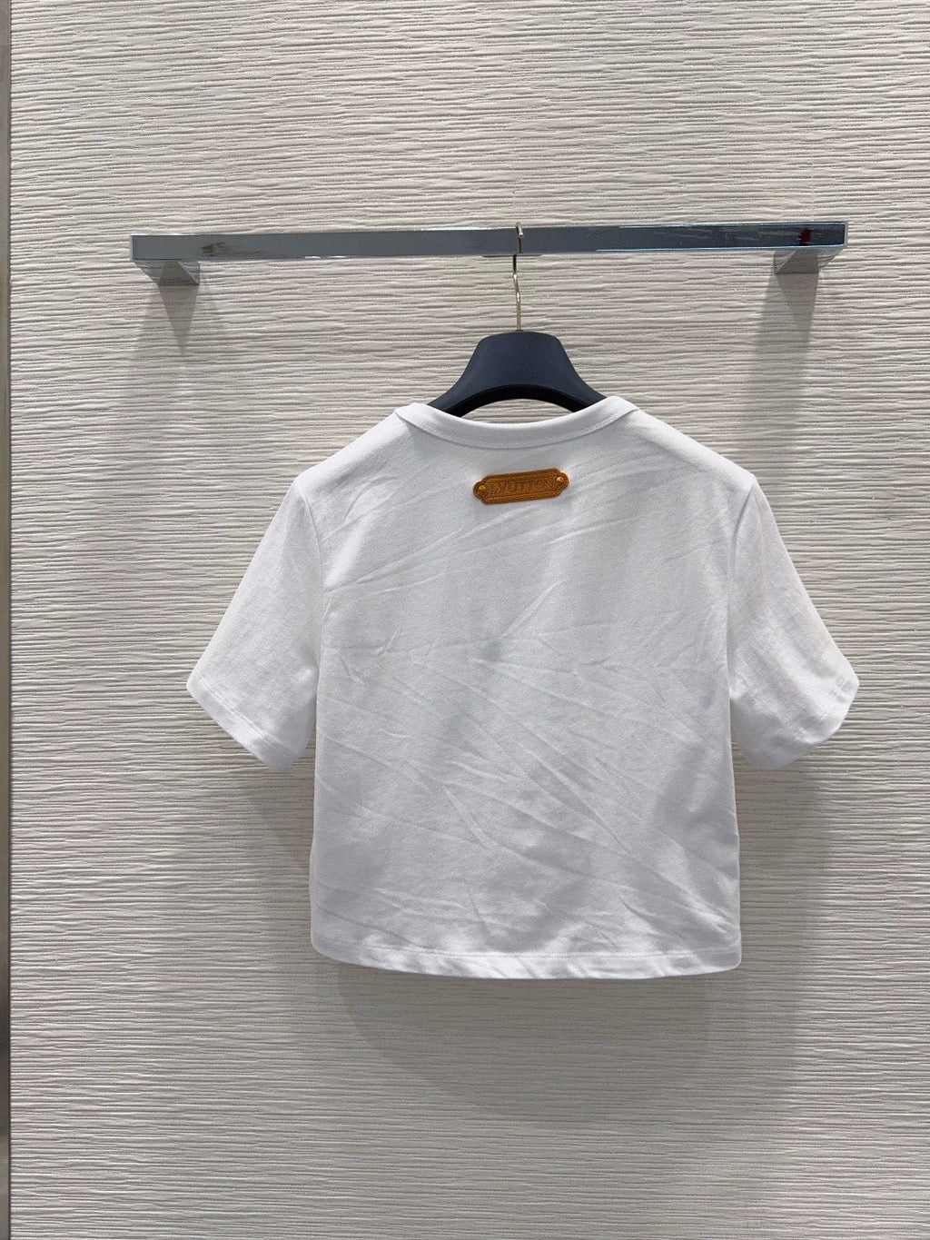 26New Printed Short-Sleeve Cropped T-Shirt