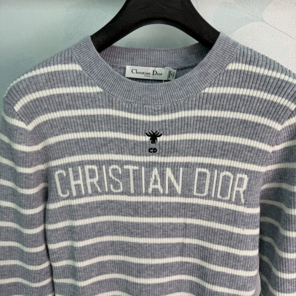 Dior/26 Early Autumn New Striped Knit Long Sleeve