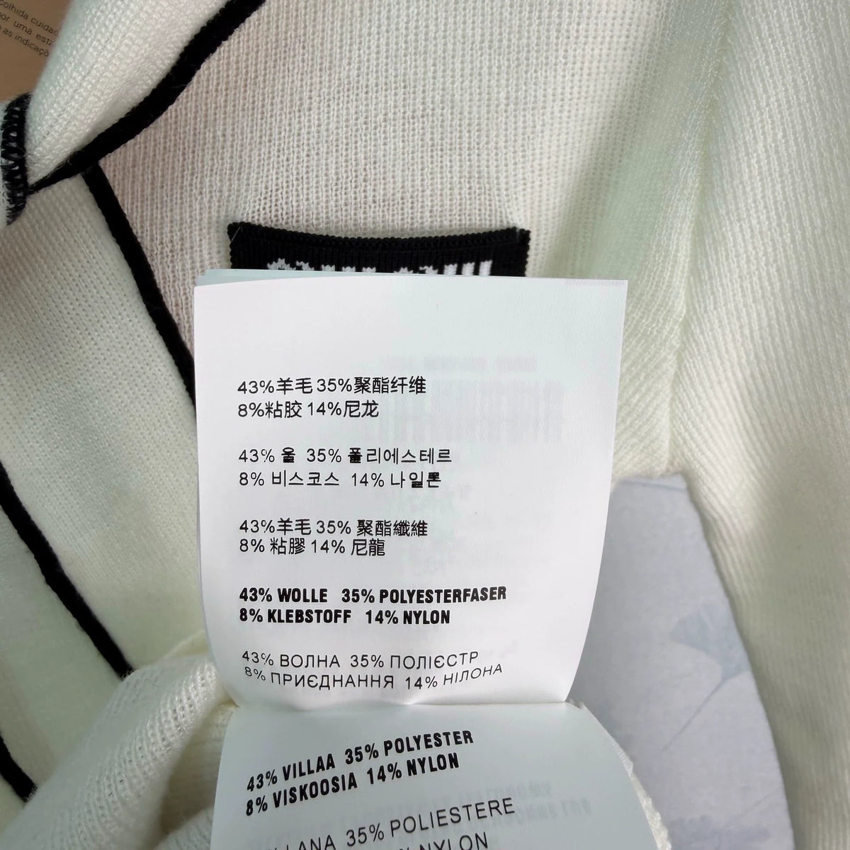 MiuMiu/26 Early Autumn New Shawl V-Neck Knit Long Sleeve Top