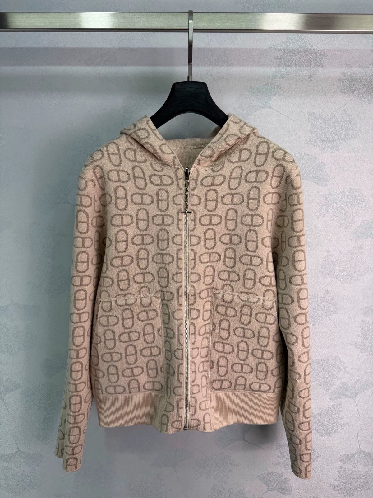 Hermès / 26 New Three-Color Hoodie Knit Cardigan