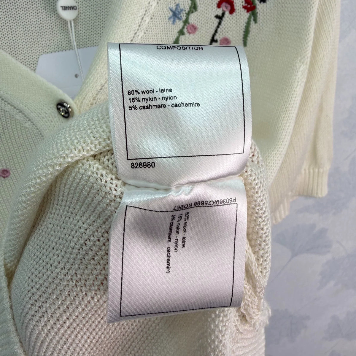 Chanel/26 New Embroidered Short-Sleeve Knit Cardigan