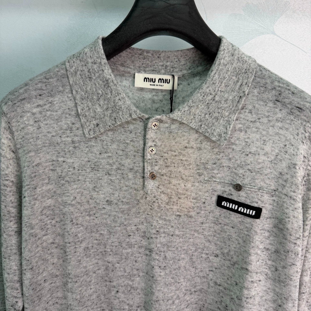 MiuMiu/26 Early Autumn New Polo Knit Sweater
