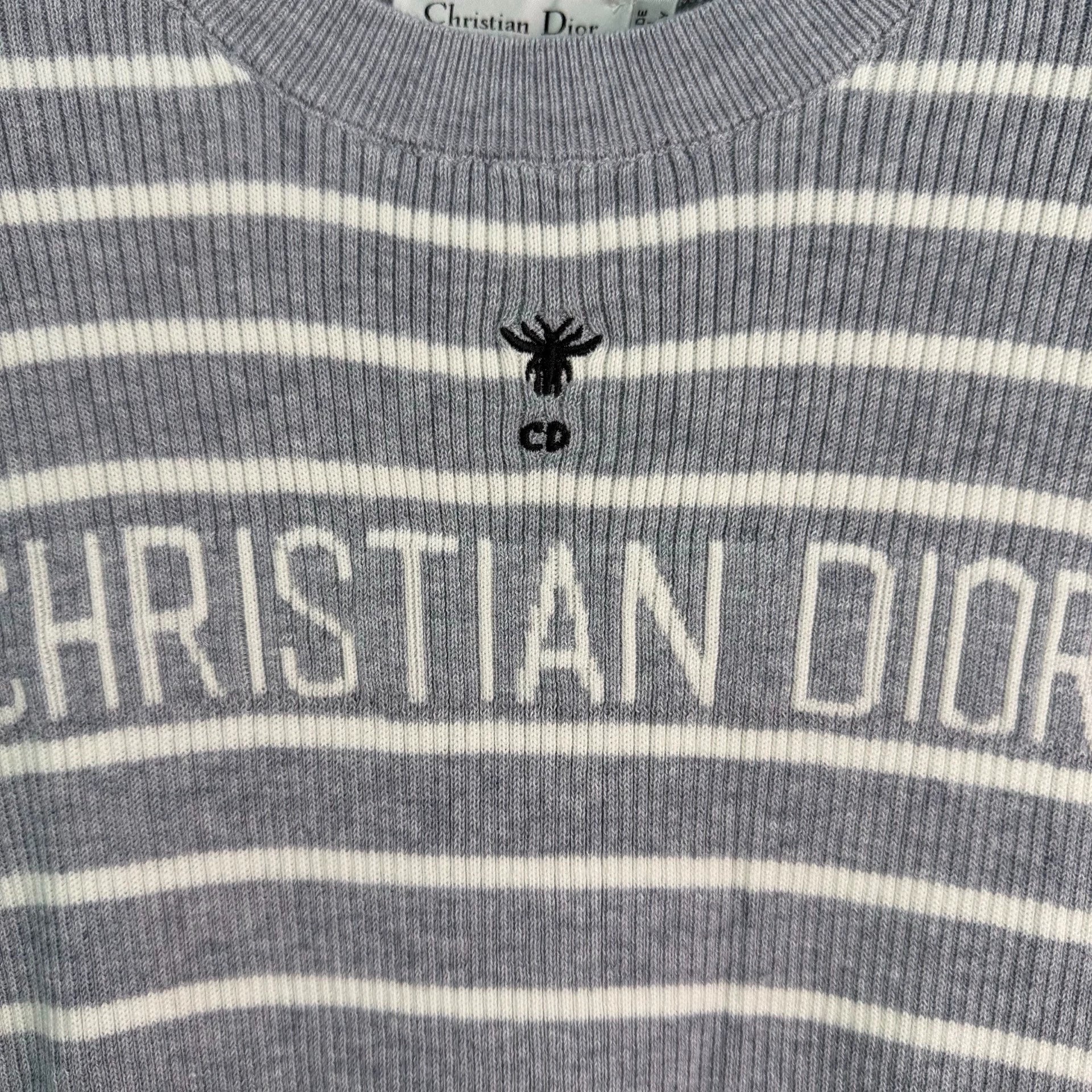 Dior/26 Early Autumn New Striped Knit Long Sleeve