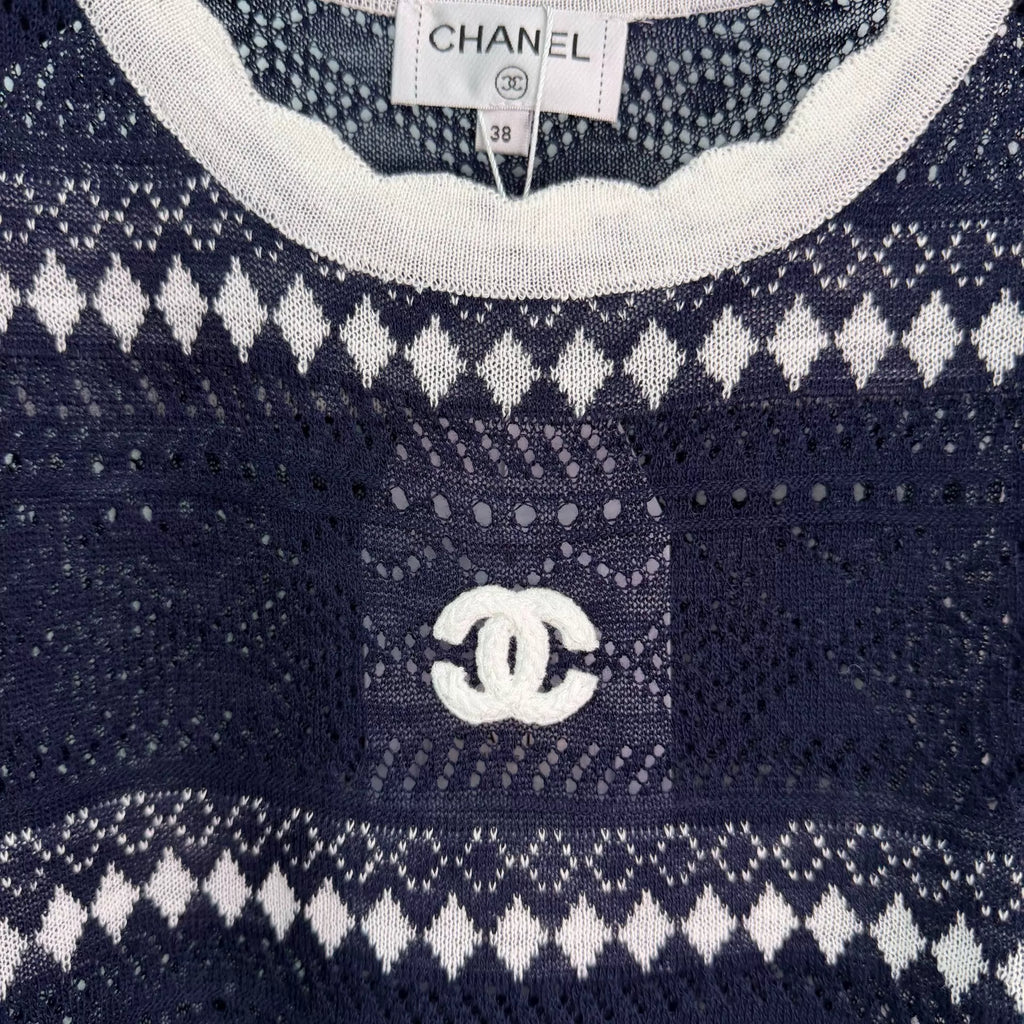 Chanel/26SS New Striped Knit Vest