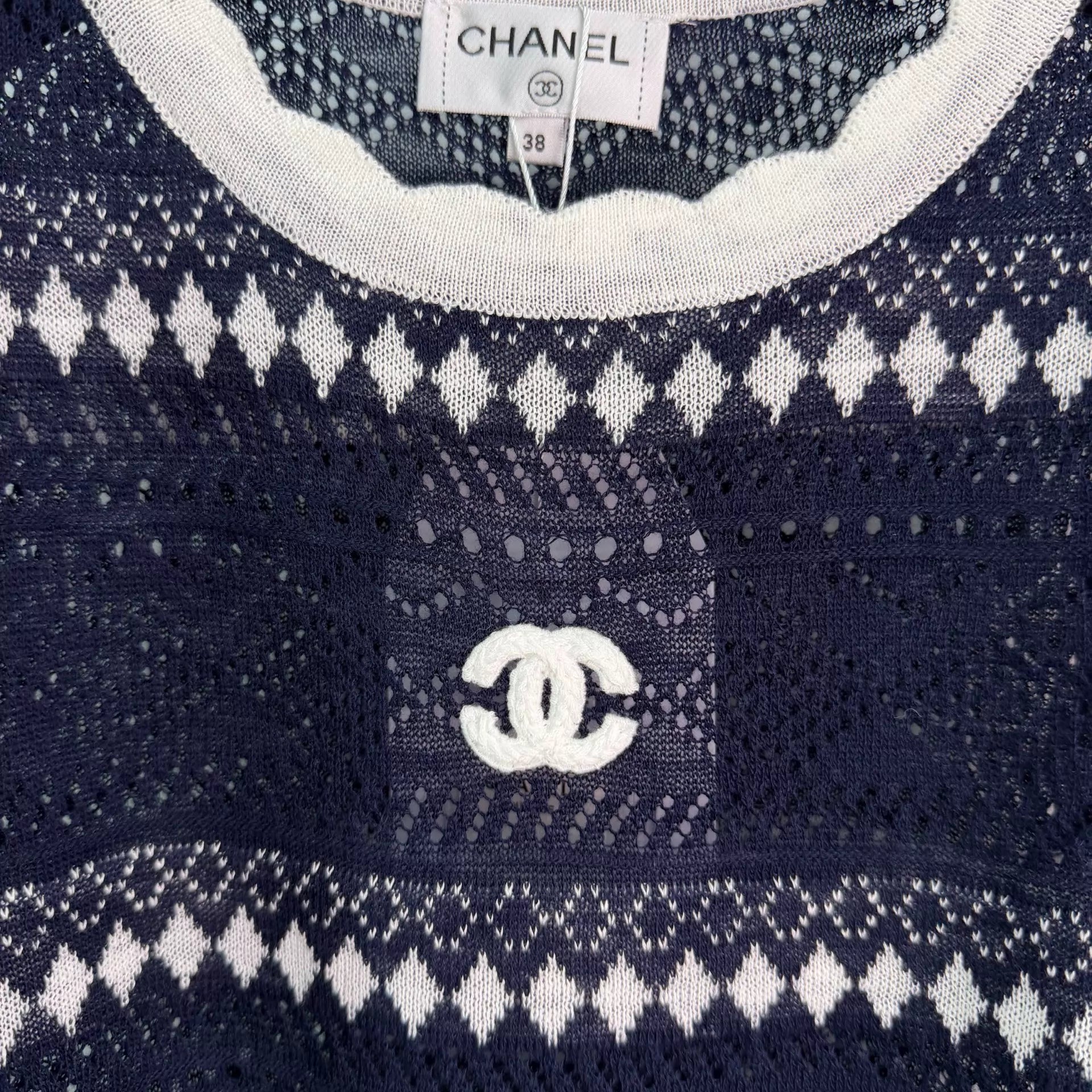 Chanel/26SS New Striped Knit Vest