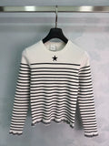 Dior/26 Early Autumn New Striped Wool Sweater