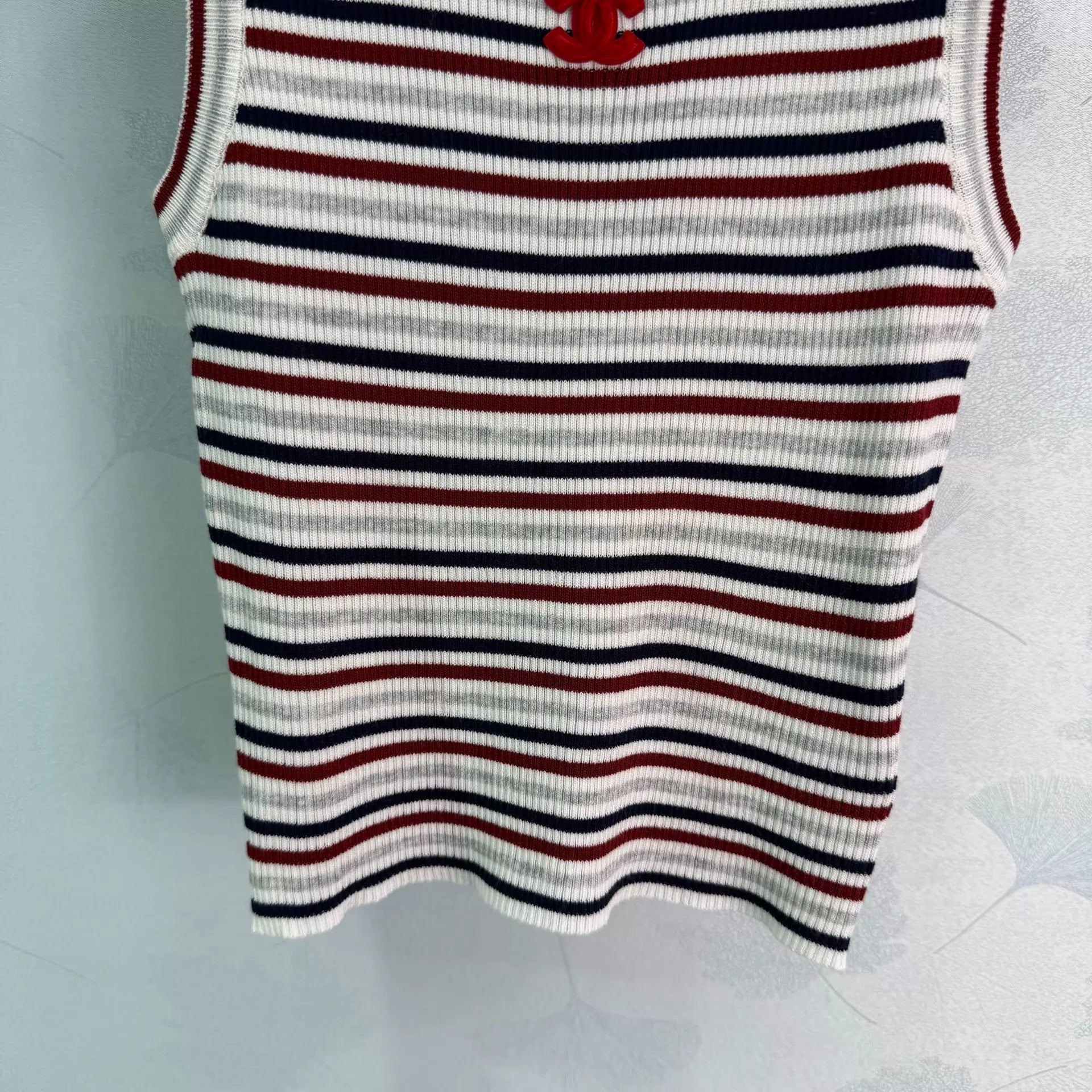 Chanel/26SS New Striped Knit Vest