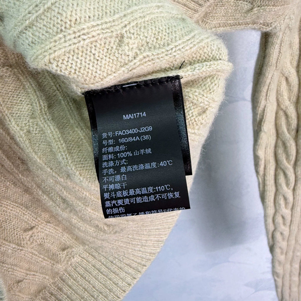 LORO PIANA/26 Early Autumn New Cable Knit Cardigan