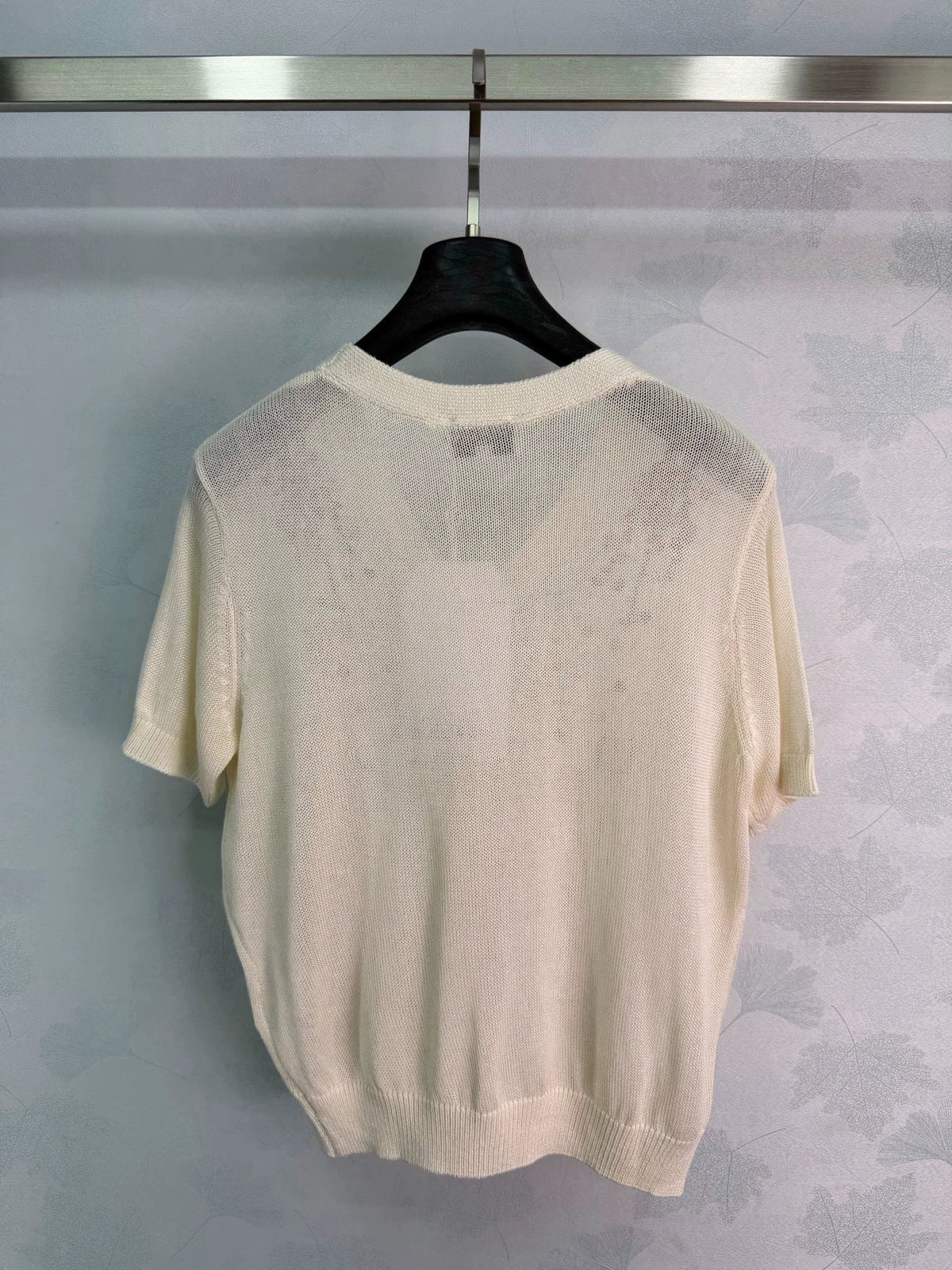 Chanel/26 New Embroidered Short-Sleeve Knit Cardigan