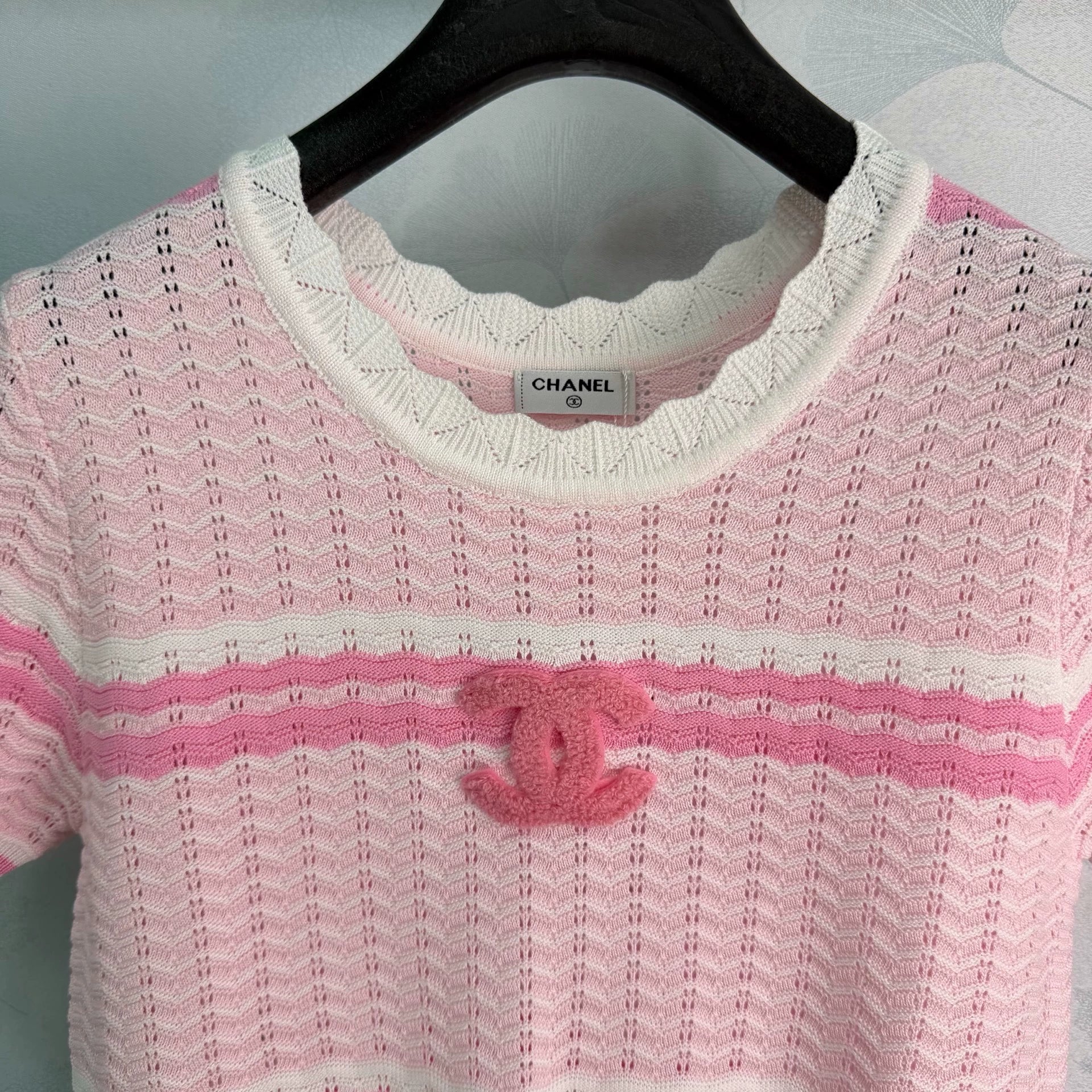 Chanel/26 Early Autumn New Knit Short Sleeve