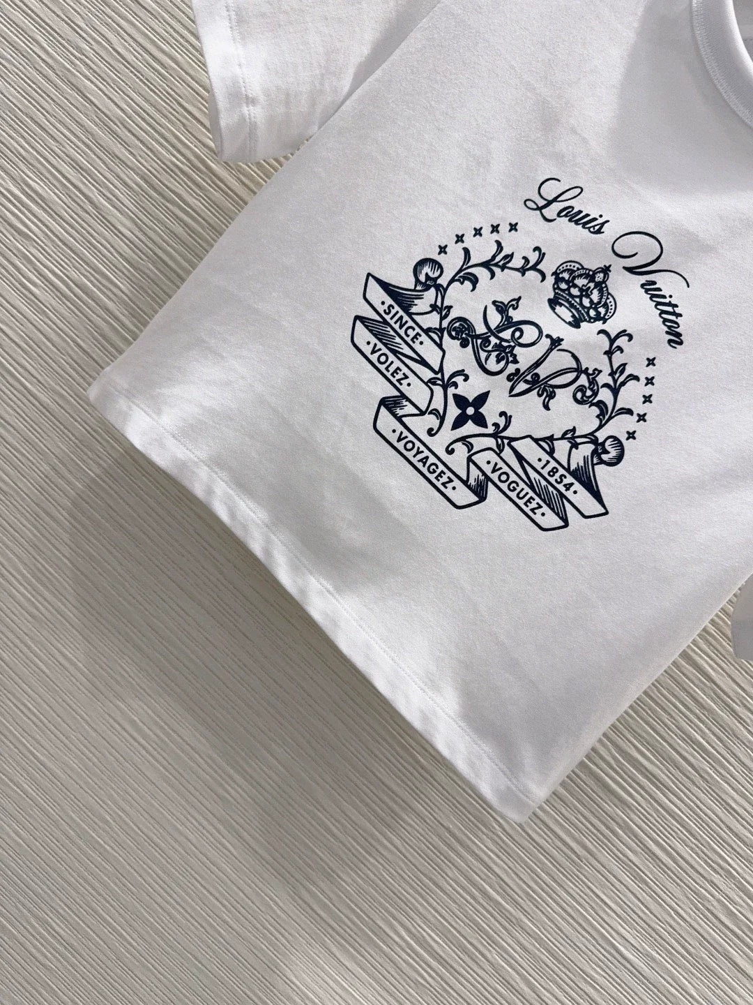 26New Printed Short-Sleeve Cropped T-Shirt