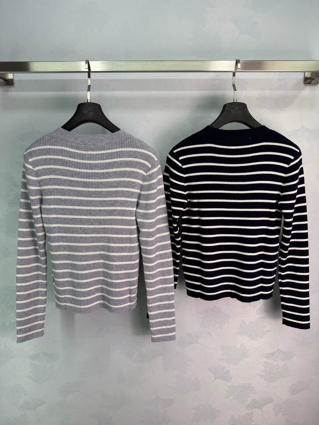 Dior/26 Early Autumn New Striped Knit Long Sleeve